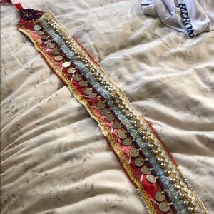 Free people embellished tie belt
